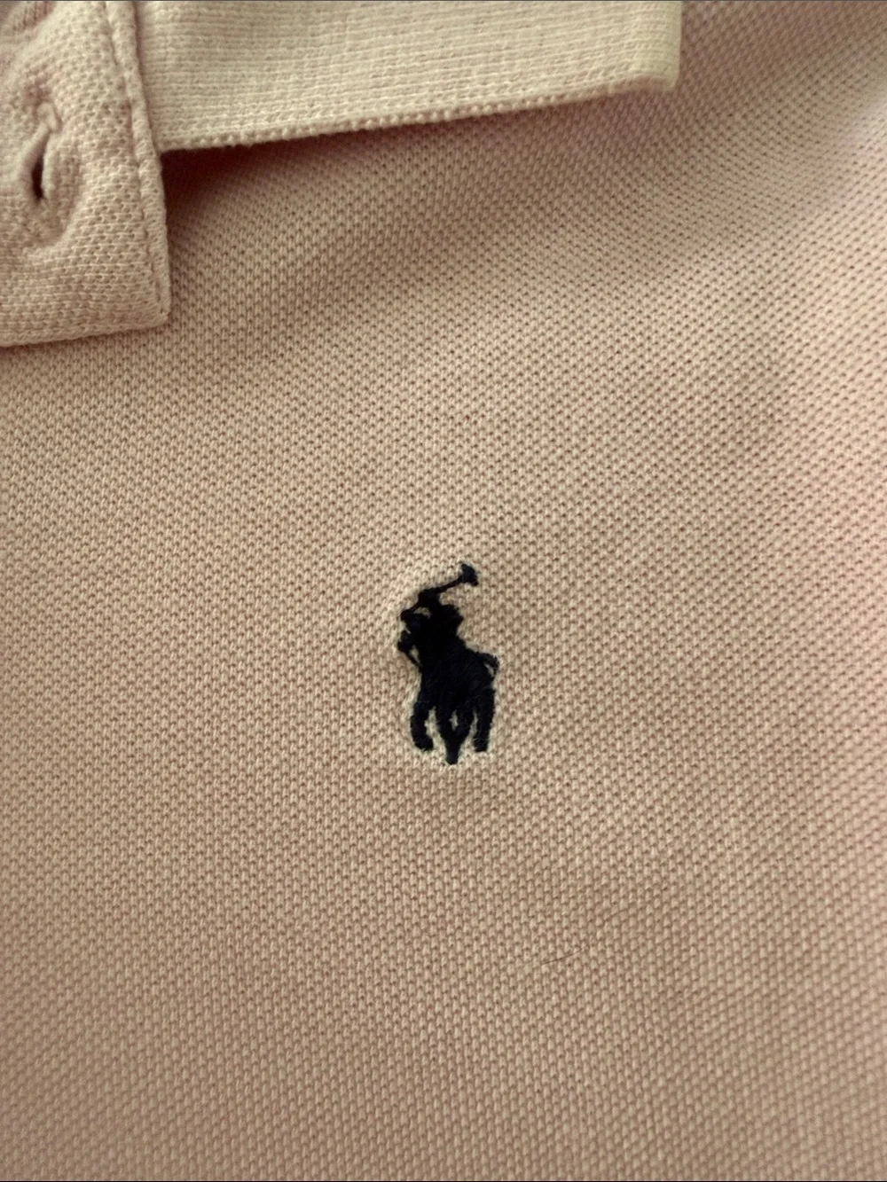 Ralph Lauren Pink Polo Shirt with Embroidered Pony